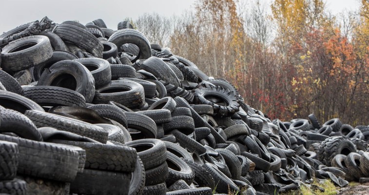 Якутуголь утилизировал использованные шины